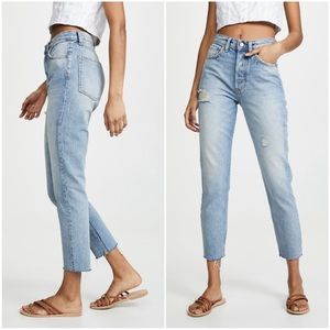 Boyish Billy Light Wash Distressed Jean Taxi Driver Size 27